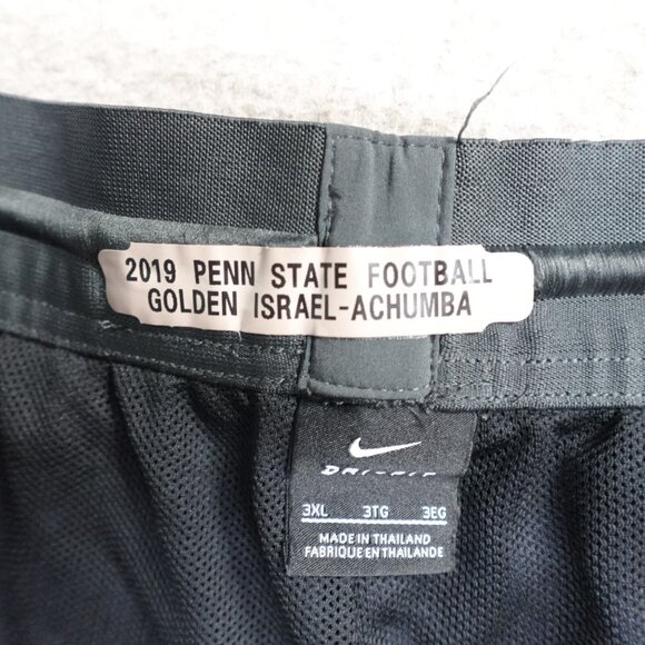 Penn State Pants 3XL Blue Solid 2019 Player Issued Golden Israel Achumba Nike - Picture 7 of 10